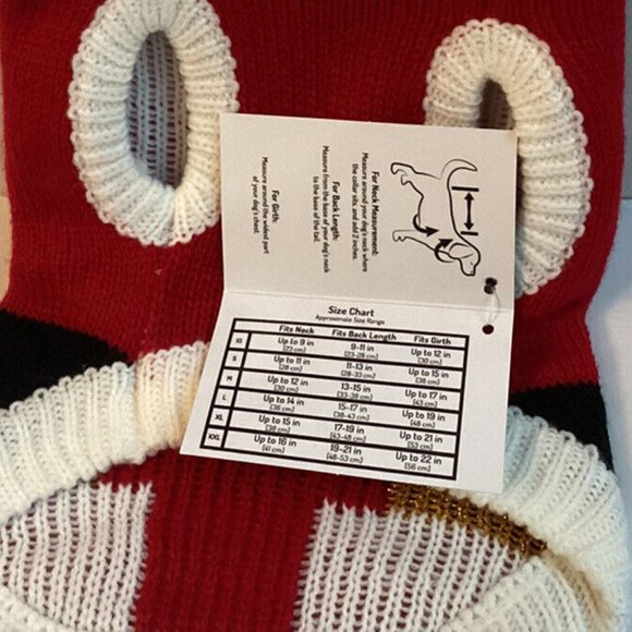 Fab Dog~ Christmas Holiday Santa Claus Dog Apparel ~ Size S - Picture 4 of 4